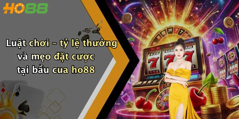 Luật chơi – tỷ lệ thưởng và mẹo đặt cược tại bầu cua ho88